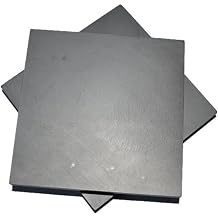 2PCS Graphite Plate Panel Sheet - 100x100mm Pyrolytic Carbon Electrode for DIY Projects100 * 100 * 4mm