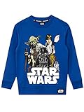 Star Wars Jungen Sweatshirt Blau 134