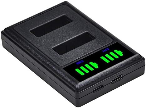 PowerTrust 2x NP-BX1 Batteries with NP BX1 Battery Charger for Sony ZV-1, ZV-1F, RX100 IV, RX100 V, RX100ii, RX100VII, HX60, AS50, X3000, HX400V, RX1, AS100V, WX350, HX50
