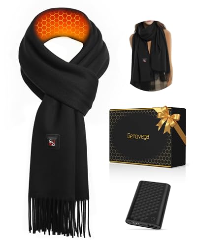 Genovega Heated Scarf for Women Men Recahrgeable Electric Intelligent Heating