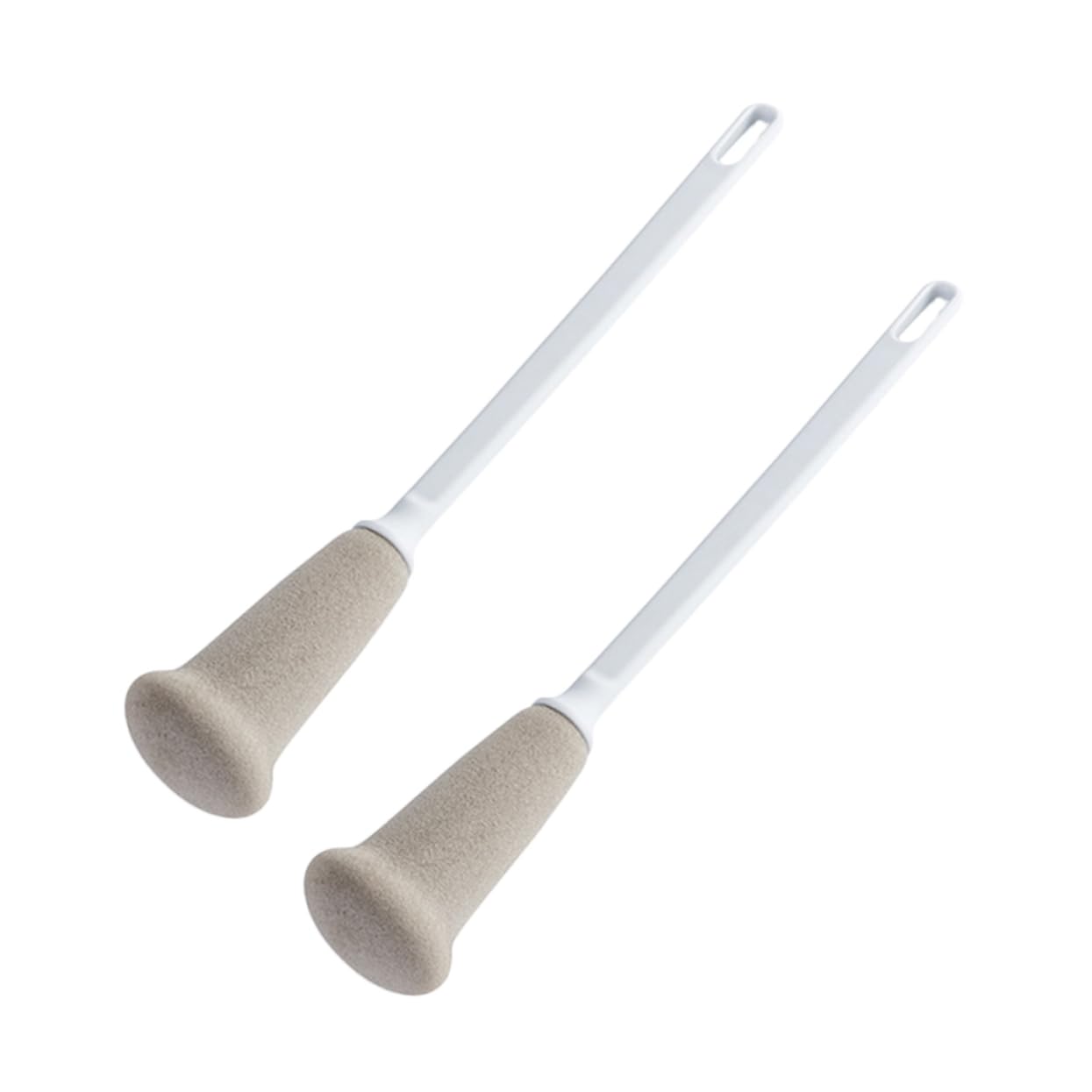 Healeved 2pcs Feeding Bottle Cleaning Brush Sponges Bottle Brush Dish Scrub Brush Glass Washing Brush Sponge Cleaning Brush Bottle Cleaning Brush Grey