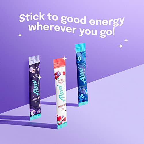 Image of Alani Nu COSMIC STARDUST, Energy Sticks Drink Powder, 200mg Caffeine, Pre Workout Performance with Antioxidants, On-The-Go Drink Mix, Biotin, B Vitamins, Zero Sugar, 5 Calories, 20 Pack