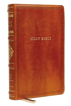KJV, Personal Size Reference Bible, Sovereign Collection, Leathersoft, Brown, Red Letter, Comfort Print: Holy Bible, King James Version