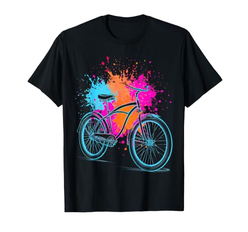 Diseño de Amante de la Bicicleta artística Camiseta