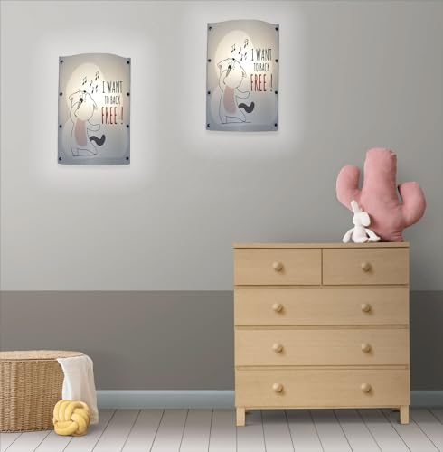 ARTISPI Lampada Applique Music Luce Bambini da