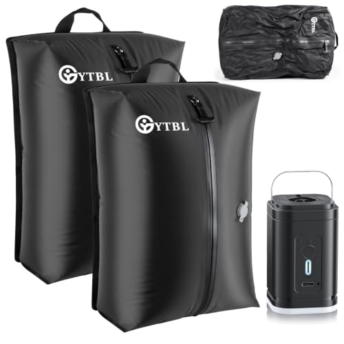GYTBL Travel Vacuum Bags with Wireless Pump, High Compression Space Saver, IP67 Waterproof Reusable Vacuum Sealer Bags for Clothes, Suitcase & Storage Backpack Organization (2 Pack) - image 1