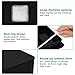 MINIBIRD Wipes Dispenser, Dustproof Tissue Storage Box Case Wet Wipes Dispenser Holder with Lid for Home Office Desk (Black)