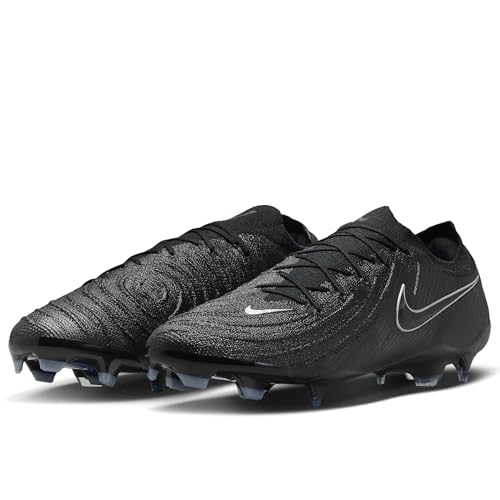 Nike Phantom GX 2 Elite FG Low-Top Soccer Cleats (FJ2559-001, BLACK/BLACK) Size 9.52