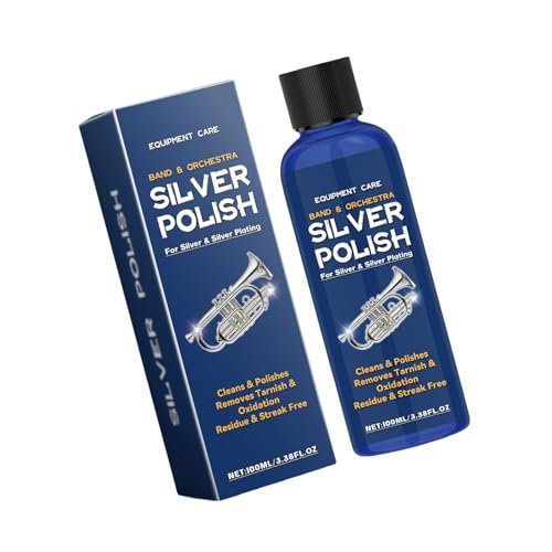 ROYJJ Esmalte de plata de 100 ml para restaurar el brillo y eliminar la oxidación de los cubiertos, 100 ml de esmalte de plata