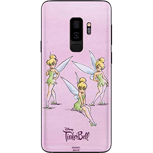 Skinit Decal Phone Skin Compatible with Galaxy S9 Plus - Officially Licensed Disney Tinker Bell Water Color Art Poses Design