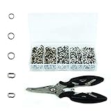 Eupheng Heavy Strength Stainless Steel Split Ring Connector and Pliers 30lb to 120lb Test 5 Size...