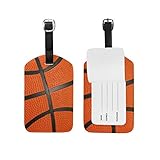 ALAZA Sport Basketball Luggage Tag for Baggage Suitcase Bag Leather 1 Piece