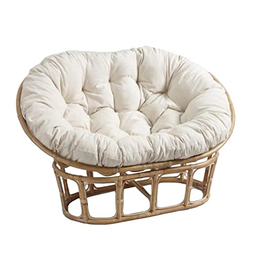Papasan Rattan-Schaukelstuhlkissen, doppeltes übergroßes Papasan,...