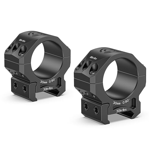 CVLIFE 30mm Precision Scope Rings, 20mm Low Profile, 2 pcs