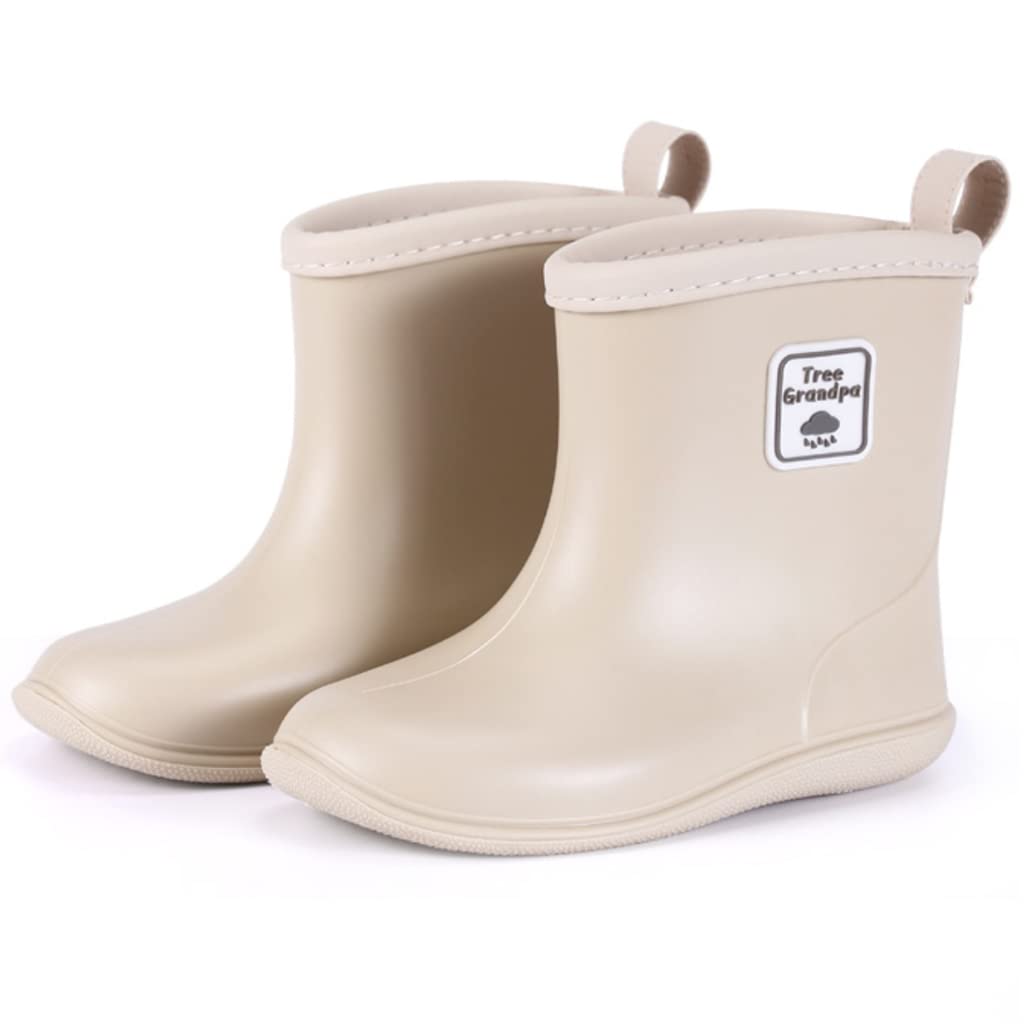 Toddler Rain Boots Baby Rain Boots Short rain Boots for Toddler Easy-on Lightweight and Waterproof