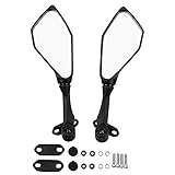 Motorcycle Rear View Mirror Compatible with Ninja 250 300R ZX 6R 636 EX300 ABS 2011-2018 & Ninja 400 2018-2021