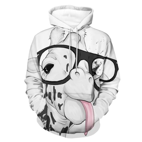 Hoodie girafe UMENG, le sweatshirt à manches longues idéal pour vos moments de détente cocooning