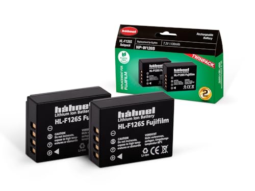 Hähnel - HL-F126s Fuji Type - Twin Pack - Accessoires pour appareils Photo - Deux Batteries Li-ION