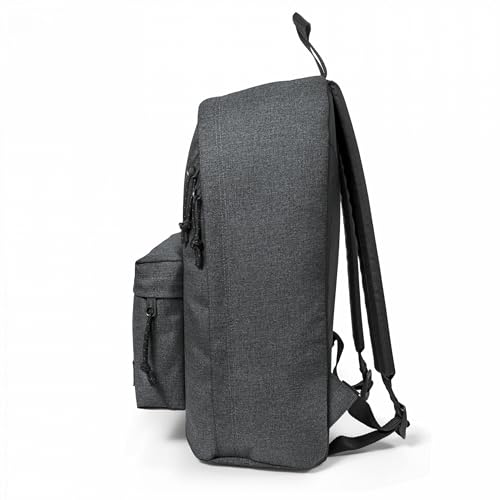Image of EASTPAK Out Of Office - 31L Backpack with Dual Compartments, 14-inch Laptop Tablet Sleeve, Utility Pocket, Bottle Holder, Black Denim