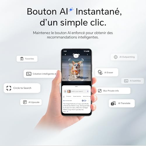HONOR 400 Smart 4G Smartphone Dual SIM NFC Android 15 6+ 108MP +2MP avec Bouton AI Téléphone 6500mAh Batterie Double Cellule 5 étoiles SGS&IP65 6.77 Pouces 120 Hzécran Confort Velvet - vue 4