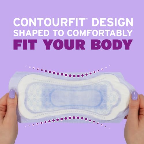 Image of Poise Incontinence & Postpartum Pads for Bladder Leaks, 5 Drop Maximum Absorbency, Regular Length, 48 Count, Packaging May Vary