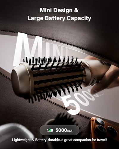 Cepillo alisador inalámbrico 2 en 1 mini portátil miniatura 6