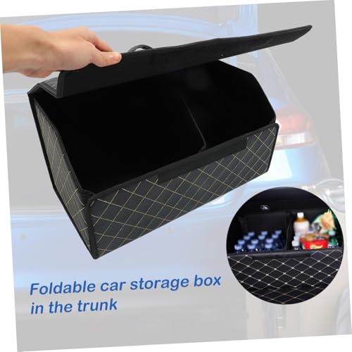 Boîte de rangement pliable Vaguelly avec compartiments renforcés - 8