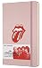 Moleskine Limited Edition Rolling Stones Notebook, Large, Ruled, Pink, Hard Cover (5 x 8.25)