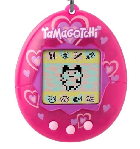 BANDAI - Tamagotchi Mascota Virtual Original Lots of Love 42975 Multicolor - Tu Fiel compañero Virtual en la Palma de tu Mano - Cuida, Juega y Disfruta - Juguete Electrónico para Mayores de 8 Años