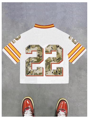 Floerns Men's Y2k Camo Jersey Shirts V Neck Baggy Graphic Streetwear Tshirts Summer Tops2