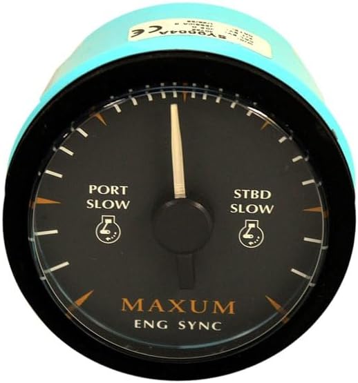 Faria Boat Sync Gauge SY9664A | Maxum Diesel 3 Inch Back Mounting