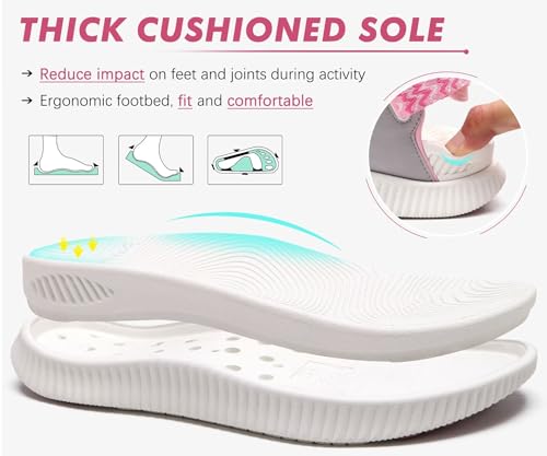 Image of KuaiLu Womens Orthopedic Walking Sandals with Arch Support Recovery Cushion