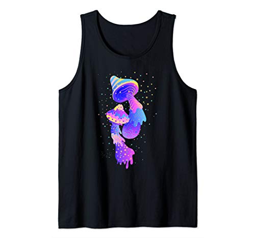 Trippy Psychedelic Mushrooms Magical Spores Tank Top