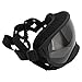 Pet Eye Mask,Dog Goggles Windproof Ultraviolet Proof Dustproof Adjustable Strap Durable Dog Sunglasses for Large Breed(Black Frame)