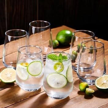 Image of Premium Water and Juice Glasses and Jug Set Combo [6 Piece Glass 400ML & 1 Piece Jug 1.8 Liter] Transparent Pitcher Set for Dining Table, Home & Restaurant,Party (MTS - 19)
