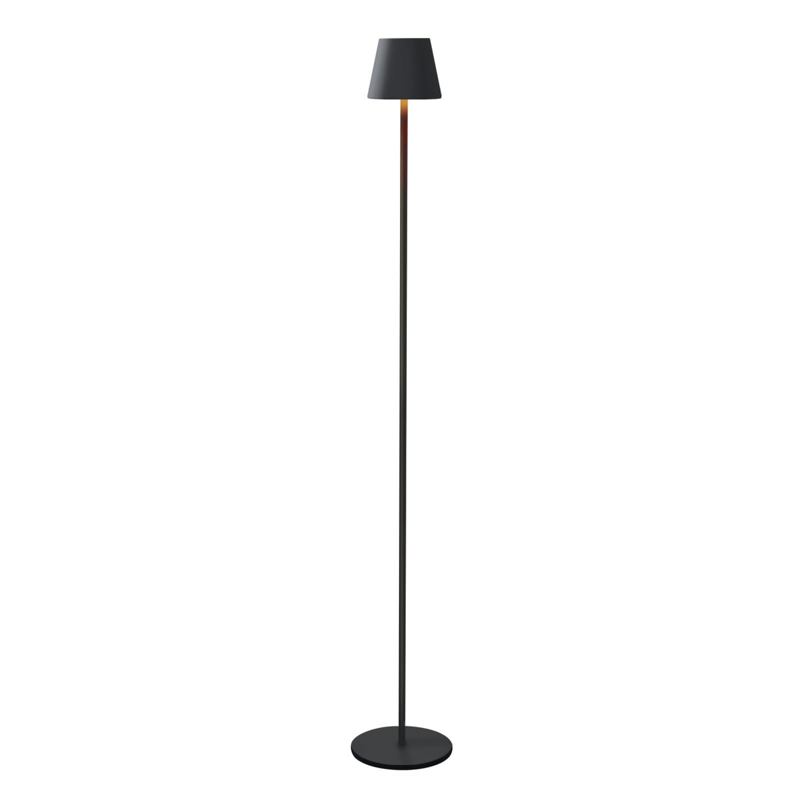 Homefire LED Stehlampe Dimmbar Wohnzimmer Stehleuchte 2ER: Schwarz | Standleuchte Modern USB Akku Steh lampe mit 3 Farbtemperaturen 3000K-6500K für Schlafzimmer Arbeitszimmer und Büro