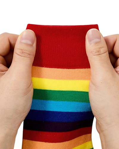 Image of Century Star Retro Striped Novelty Socks For Women Vintage Casual Crew Socks Sporty Calf Socks Cotton Socks Women