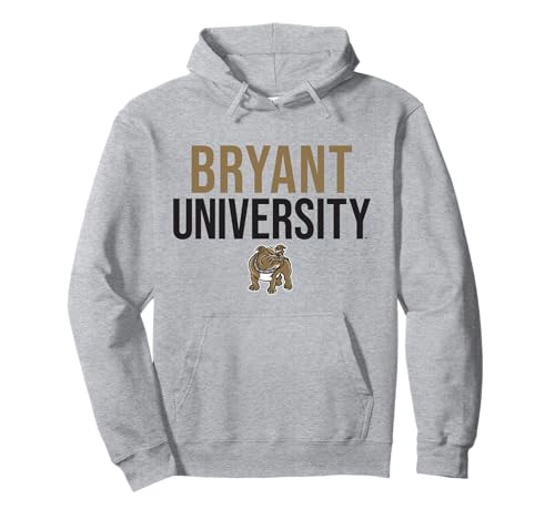 Bryant University Bulldogs Stacked Pullover Hoodie