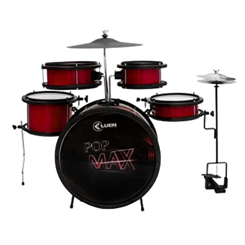 Bateria Infantil Pop Max - Vemelha