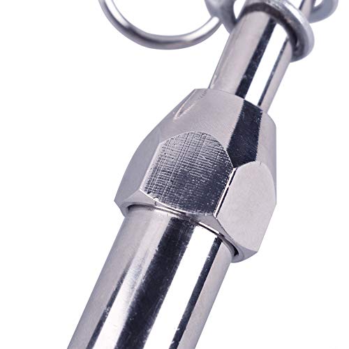 Wynnsky Extension Heavy Duty Straight-On Dual Head Service Tire Pressure Gauge, Durable Auto Service Gauge #TOP2