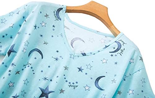 CHUNG Dames pyjamasets korte mouwen bijgesneden bodems loungewear dames