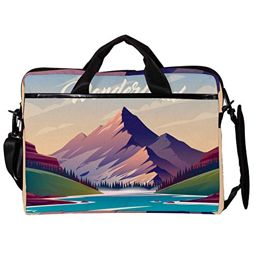 Sac à bandoulière ordinateur portable 35,6 cm Wonderland pour bureau et vélotaf