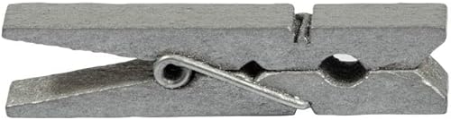 Miniatura 42 de JAM PAPER Wood Clip Clothespins - Small - 7/8 Inch - White - 50 Clothes Pins/Pack