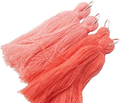 JOYOYO 50 Pcs Handmade DIY Tassels for Crafts Multicolored Mini Tassels for Earring Jewelry Making DIY Craft Accessory 2 Inches
