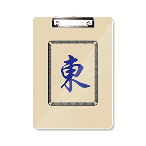 Porte-bloc A4 Wind East Mahjong pour organiser vos soirées de jeux et réunions