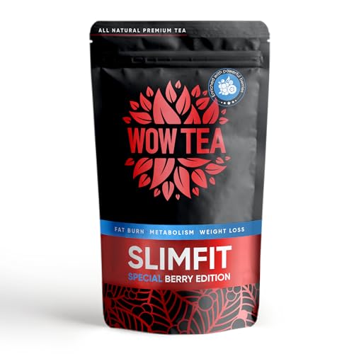 WOW TEA Berry SlimFit Tee: Ganz natürliches 21-Tage-Programm für ein gesünderes, schlankeres Ich (1er-Pack, SlimFit)