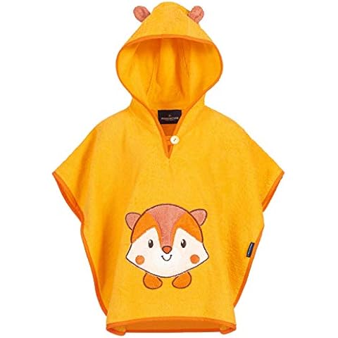 Morgenstern Poncho de Algodón con Capucha y Motivo Infantil Cover