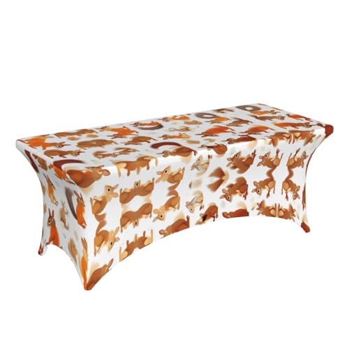 Nappe extensible élasthanne pour table 1,8m lavable sans repassage