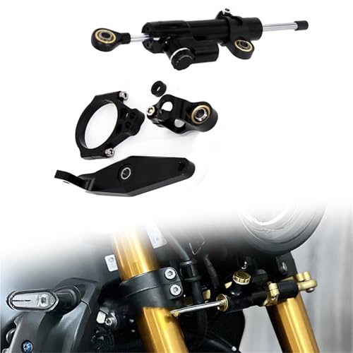 Kit amortisseur direction XSR 900 pour balades et trajets rythmés moto Nero