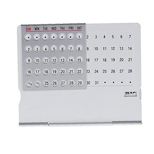 Pinicecore Perpetua �nico 100 A�os Perpetual Calendar Suministros para Oficina Y Hogar Tabla Calendario De Escritorio Regalo De La Decoraci�n Ingl�s
